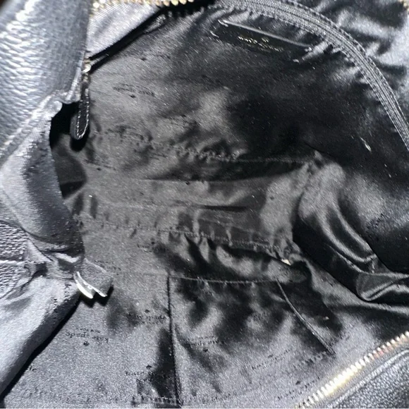 Kate Spade, Coin Purse, Black Tote with Stylish Striped Strap - Picture 4 of 5